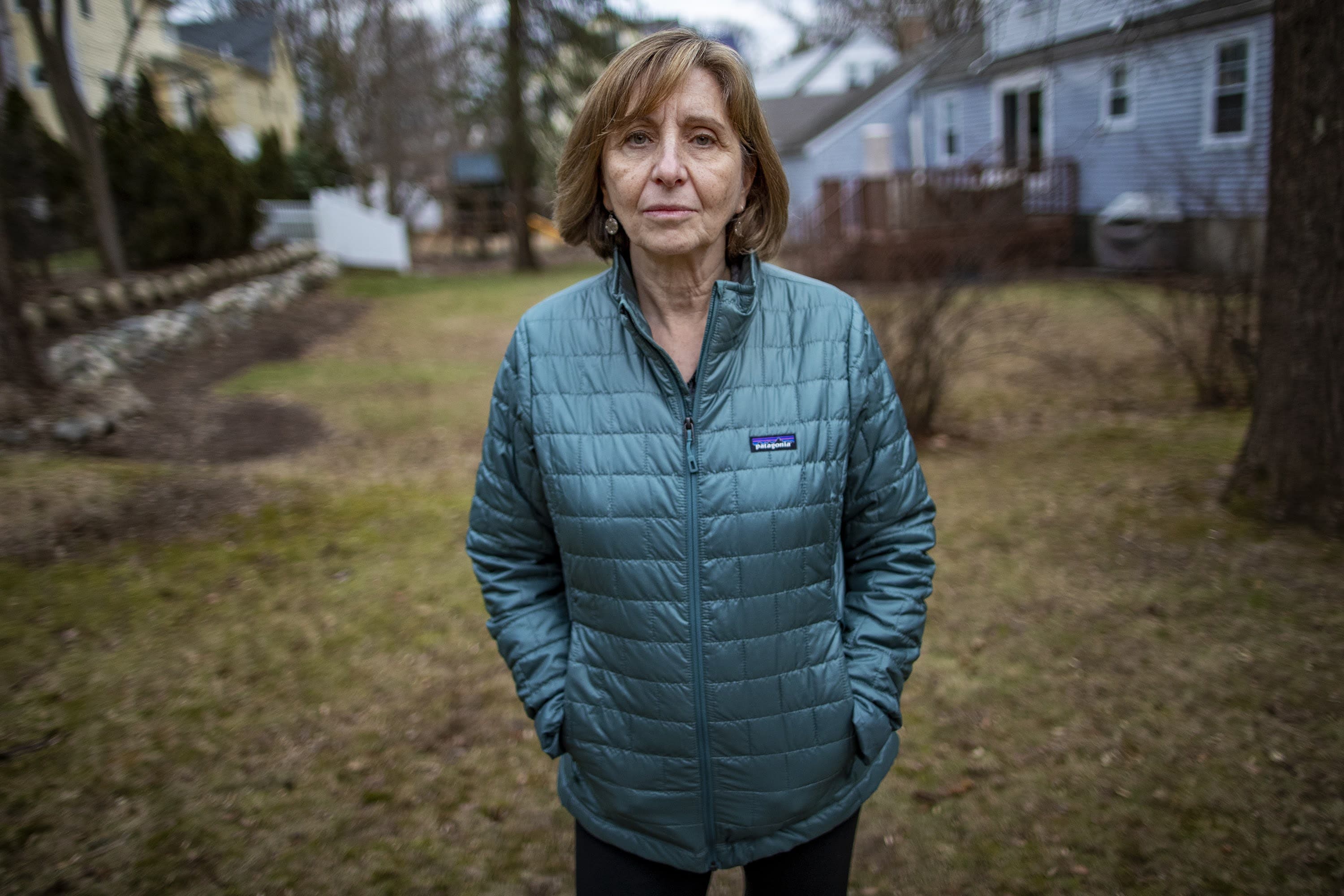 Claudia Lach lived through a time in Argentina where military coups and disappearances were common. She lost one of her best friends when their family one day were taken and never heard from again. (Jesse Costa/WBUR)