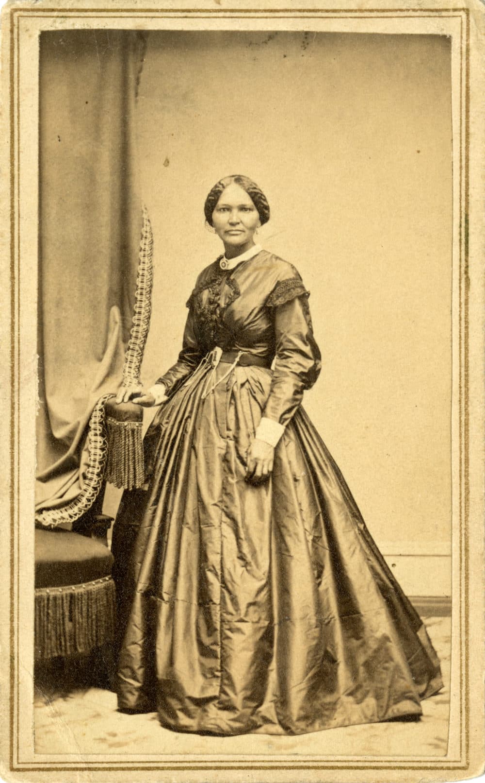 Elizabeth Keckly, pictured c. 1861. (Courtesy Moorland-Spingarn Research Center, Howard University Archives)