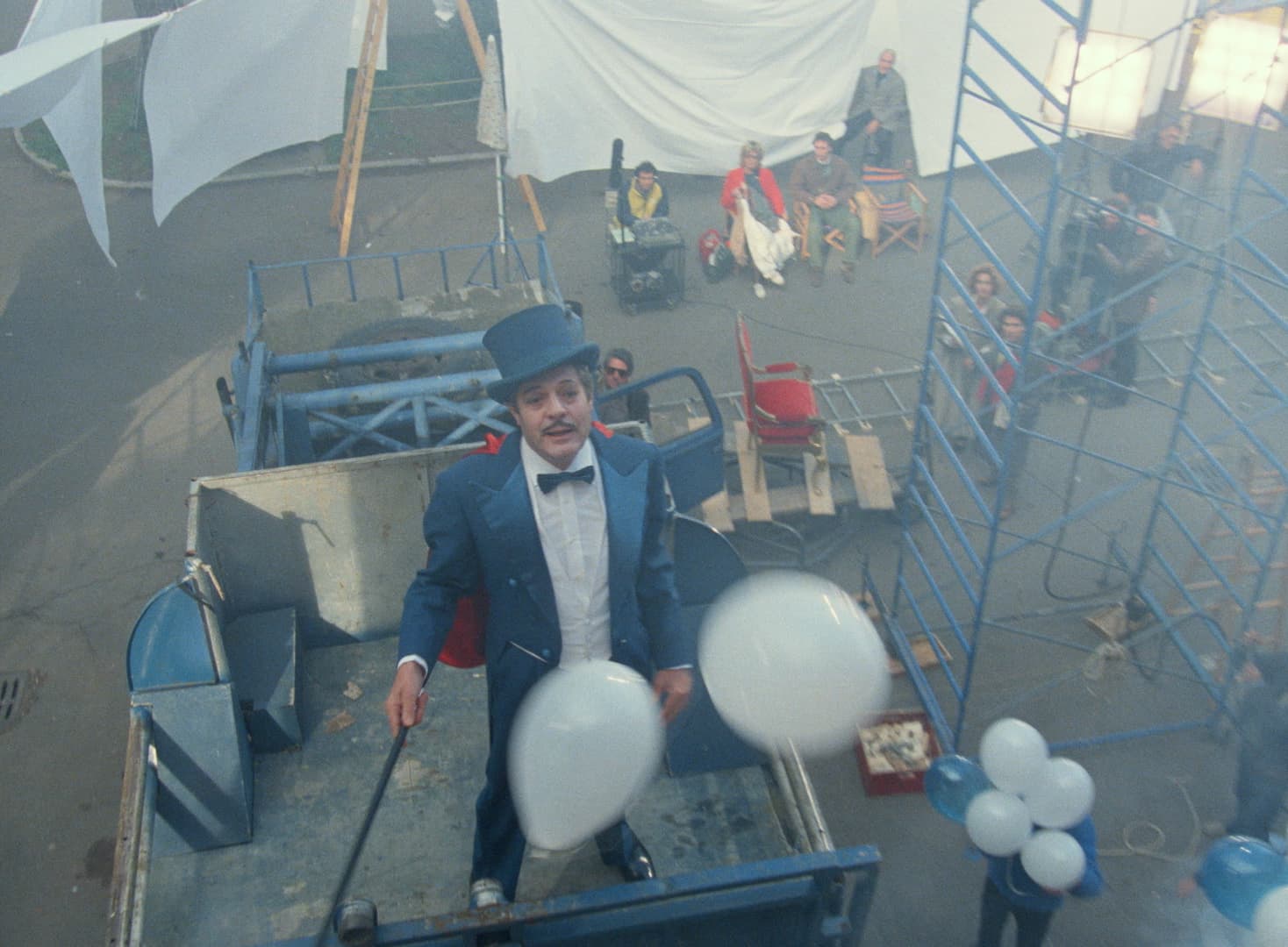 A still from Federico Fellini's "Intervista." (Courtesy Janus Films)