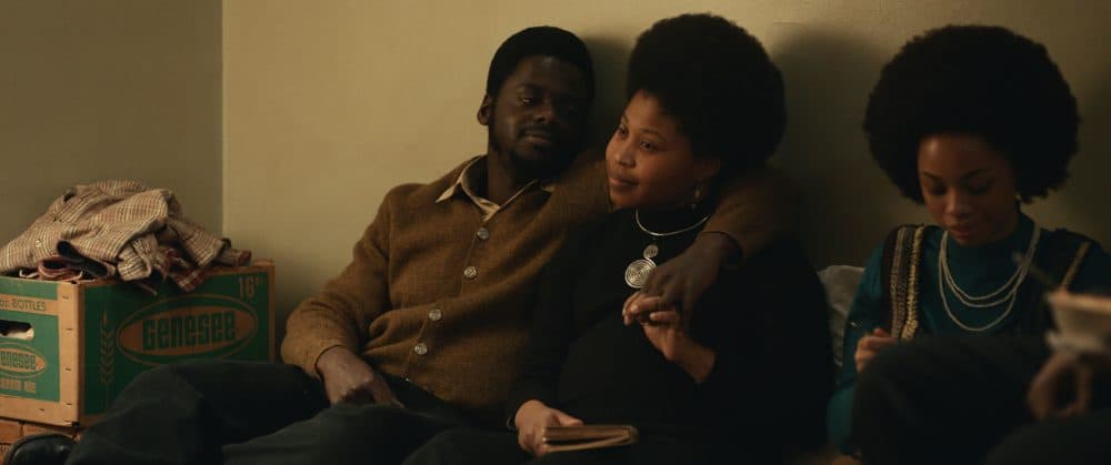 Left to right: Daniel Kaluuya and Dominique Fishback in &quot;Judas and the Black Messiah.&quot; (Courtesy Warner Bros. Pictures)