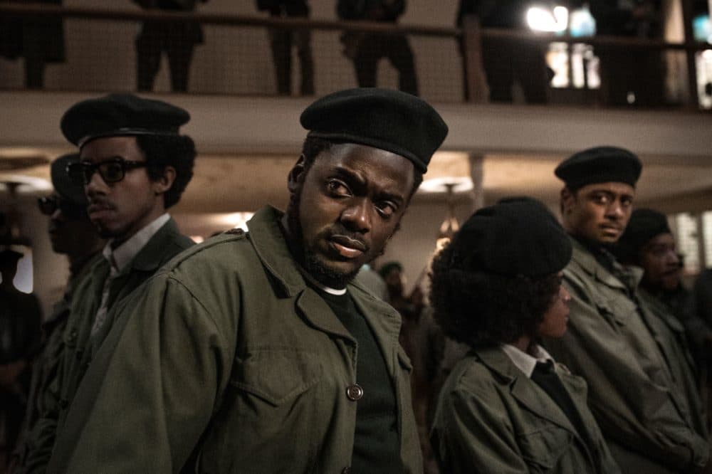 Left to right: Darrell Britt-Gibson, Daniel Kaluuya and LaKeith Stanfield in &quot;Judas and the Black Messiah.&quot; (Courtesy Warner Bros. Pictures)