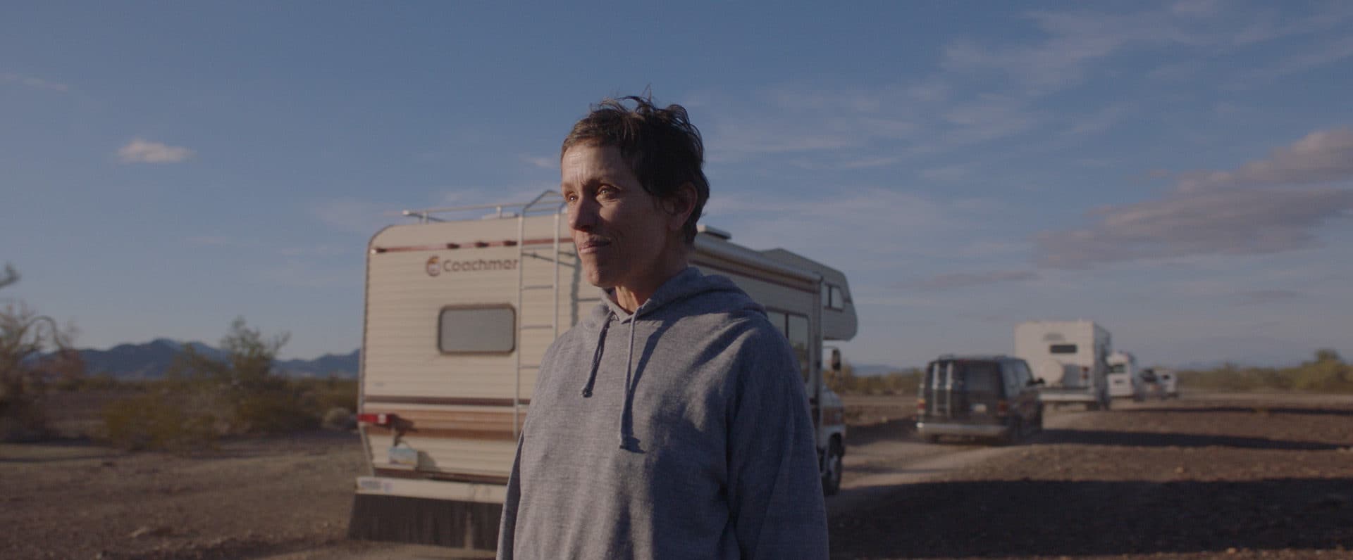 Frances McDormand as Fern in &quot;Nomadland.&quot; (Courtesy Searchlight Pictures)