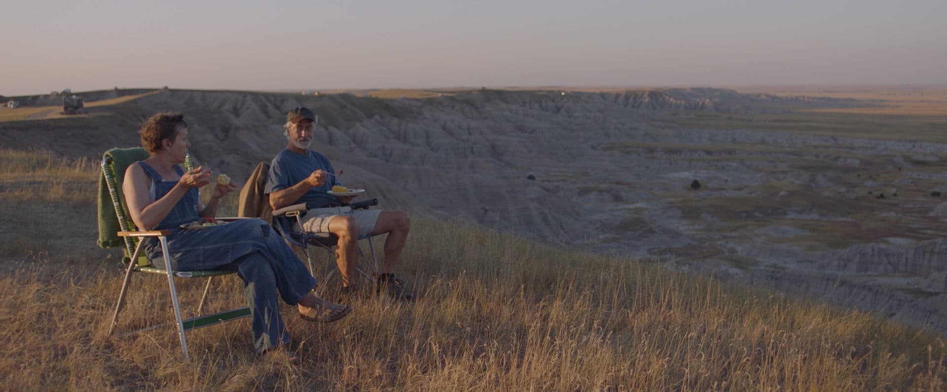 Frances McDormand and David Strathairn in &quot;Nomadland.&quot; (Courtesy Searchlight Pictures)