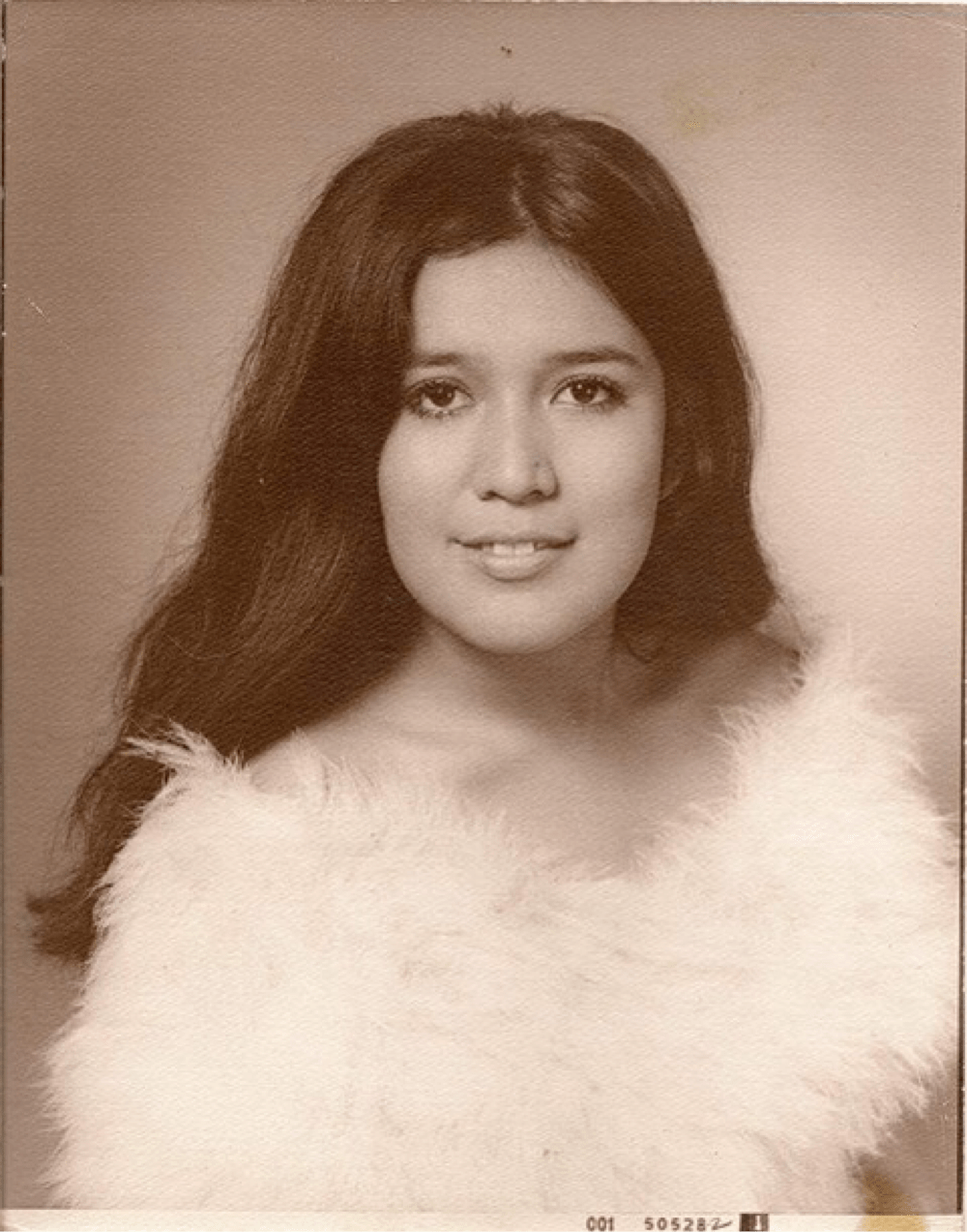Leticia "Nina" Gloria in high school. (Courtesy)