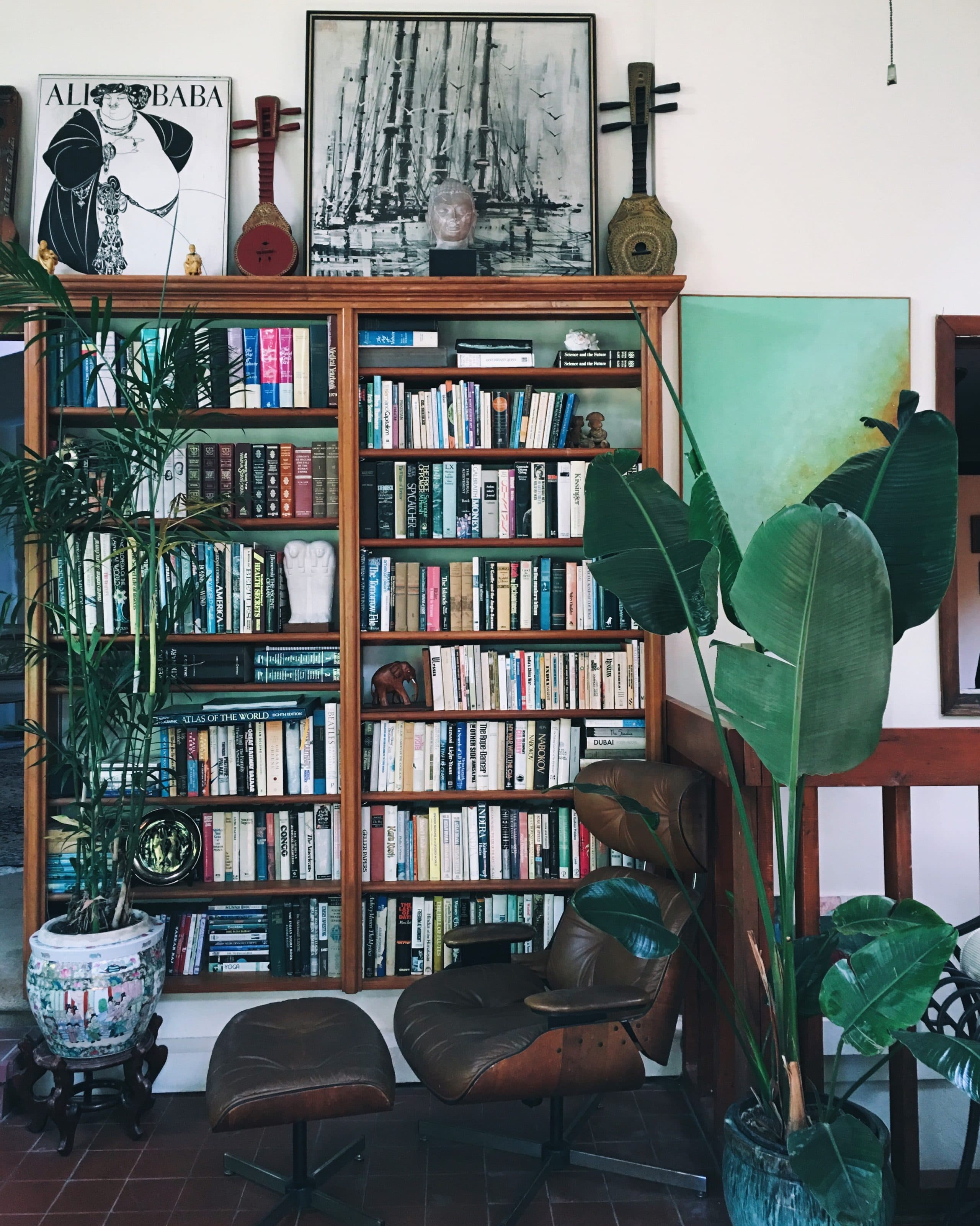 The sunroom in the Wasti family's home, Chepachet, Rhode Island, which Noreen describes as, "my dad's sanctuary." (Courtesy)