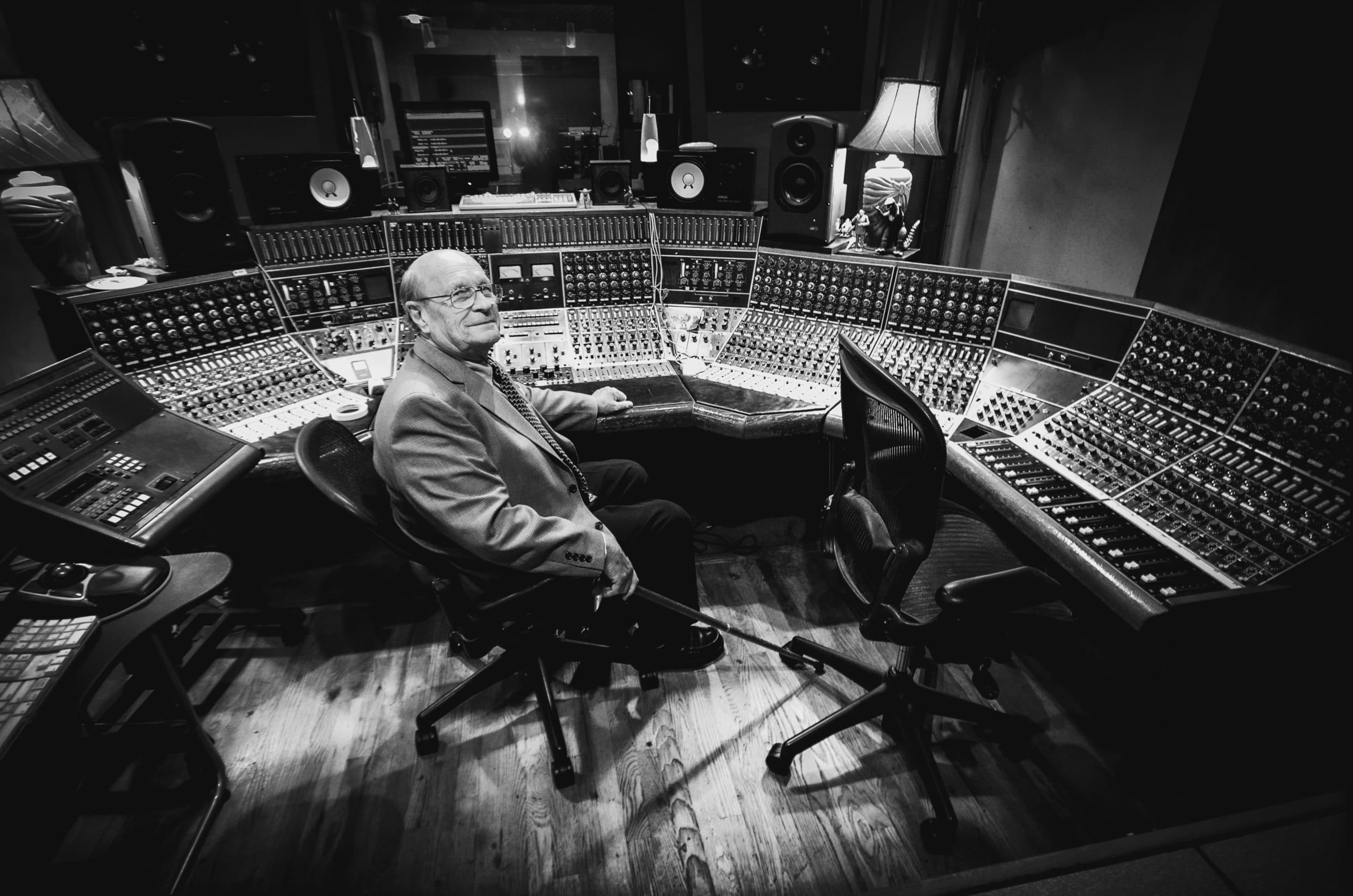 Legendary audio equipment inventor Rupert Neve. (Joshua Thomas)