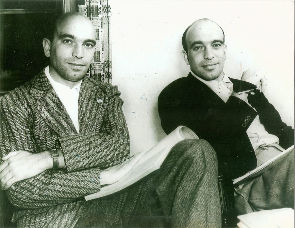 From left, Leslie Epstein's uncle and father, Julius and Philip Epstein, writers of the 1942 film &quot;Casablanca.&quot; (Courtesy Leslie Epstein)
