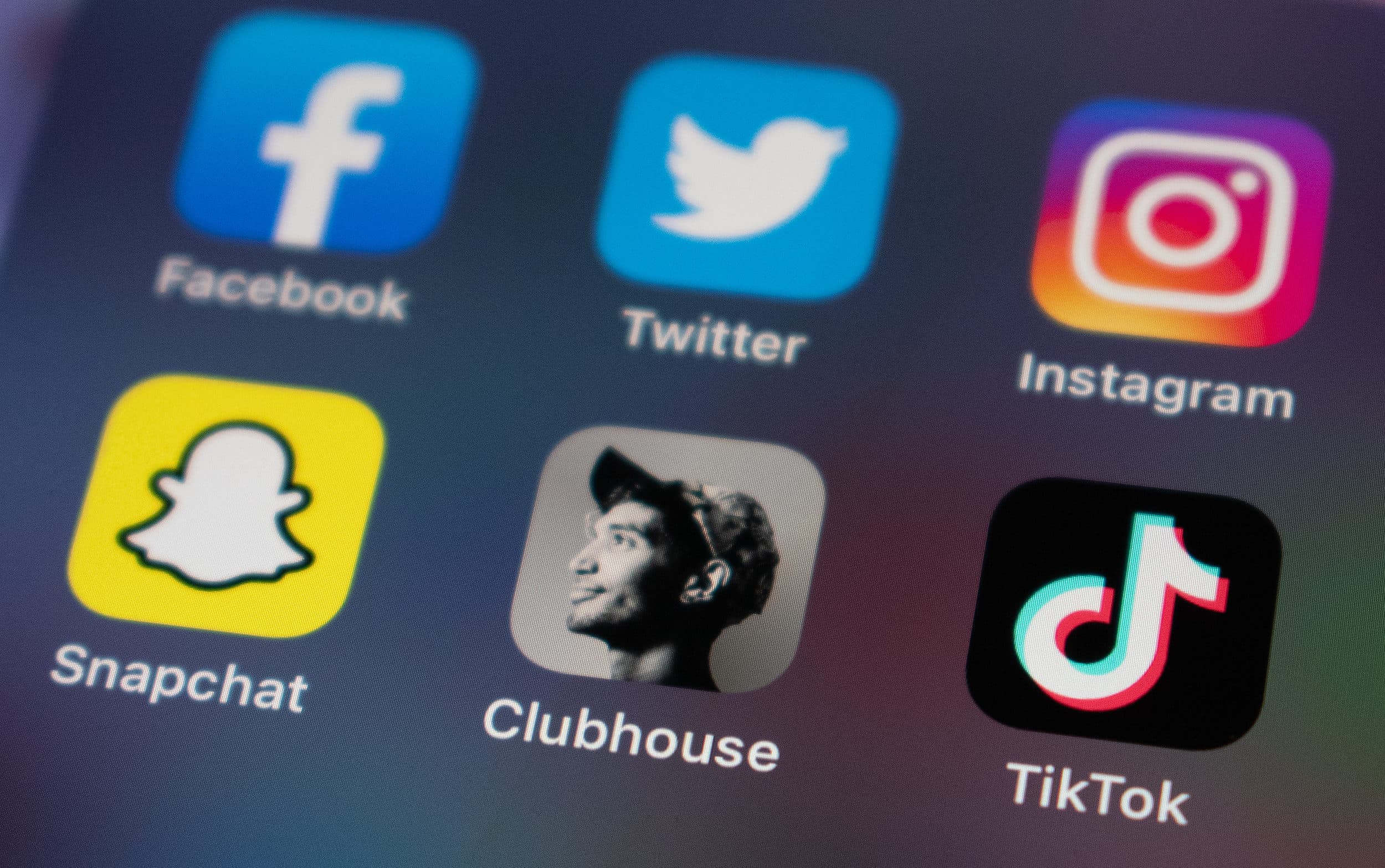 Axel Mansoor as the icon for the audio-only social media app Clubhouse. (Allison Hagan/Here & Now)