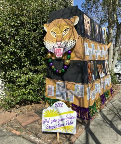 Judy Walker's Mardi Gras float (Courtesy)