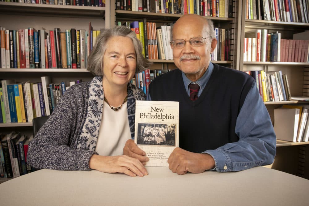 Kate Williams, professor, School of Information Sciences, and Gerald McWorter (Abdul Alkalimat), professor emeritus, School of Information Sciences. (Courtesy)