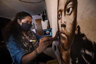 Painting Black Skin, An Artist Navigates Success And Loss In A Pandemic Year