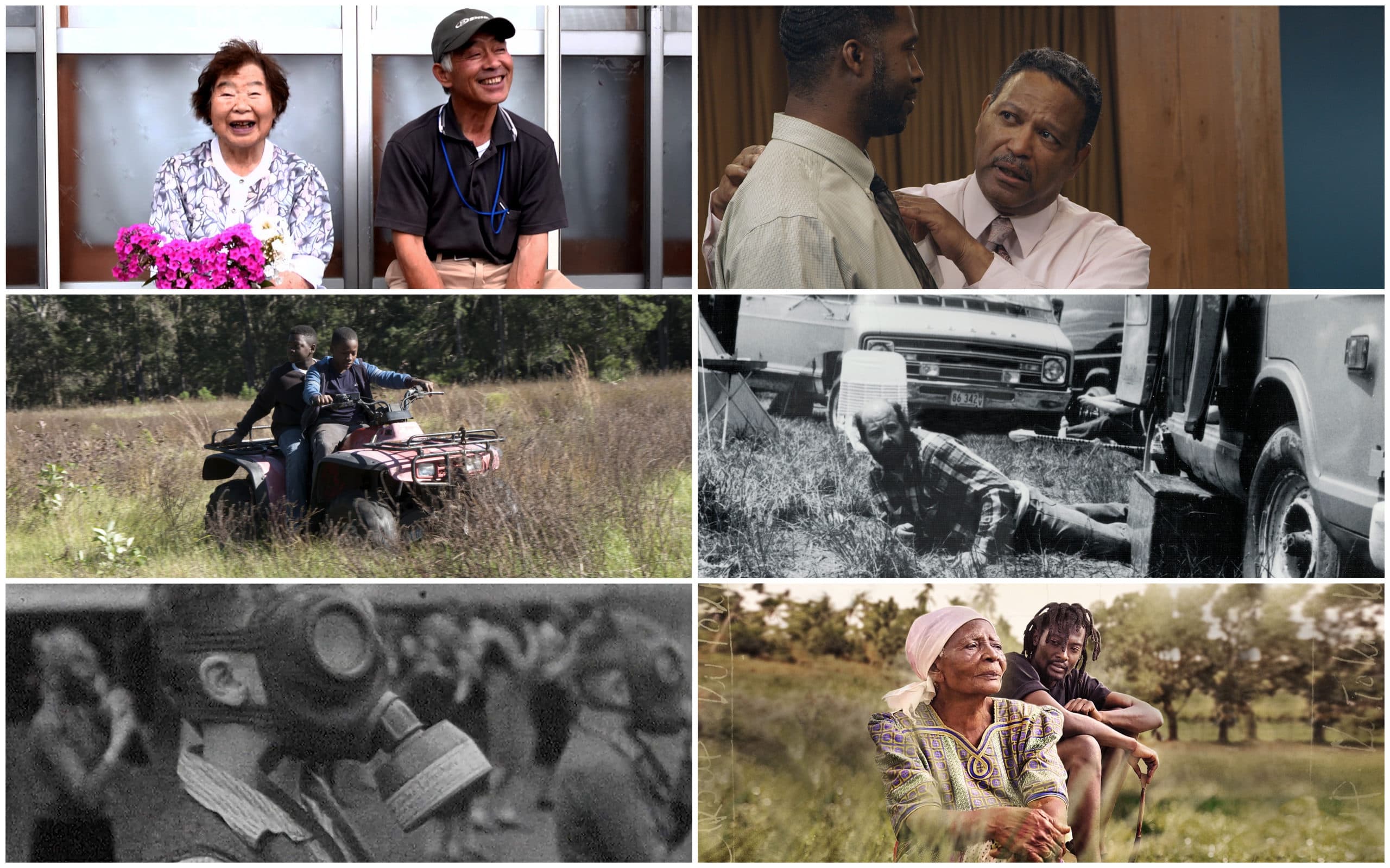 Stills from six documentaries streaming at this year's Salem Film Fest. (Courtesy Salem Film Fest)