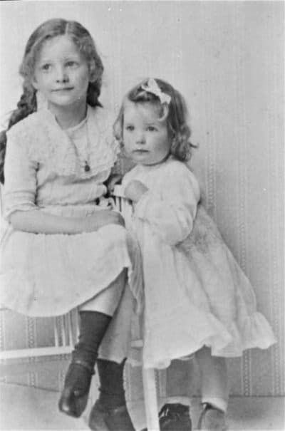 Rigmor and her older sister, Inga, in Germany. (Courtesy Sylvia True)