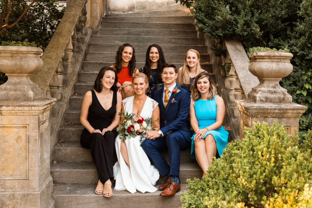 Producer Sam Raphelson with her friends. (Lindsay King Photography)