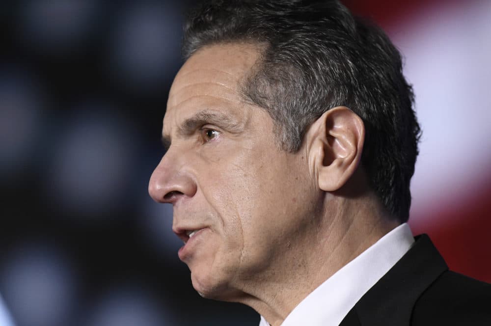 On Feb. 28, 2021, New York Gov. Andrew Cuomo acknowledged for the first time that some of his behavior with women had been “misinterpreted as unwanted flirtation,” and he would cooperate with a sexual harassment investigation led by the state’s attorney general. (Hans Pennink/Pool/AP)