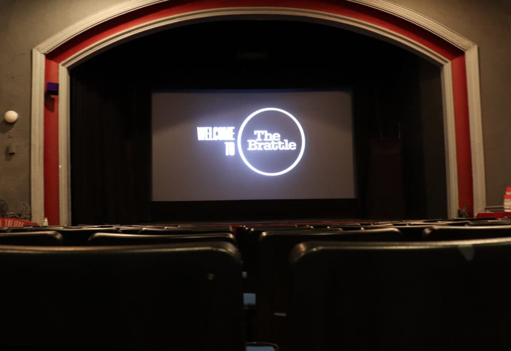 The interior of the Brattle Theatre. (Courtesy Brattle Film Foundation)