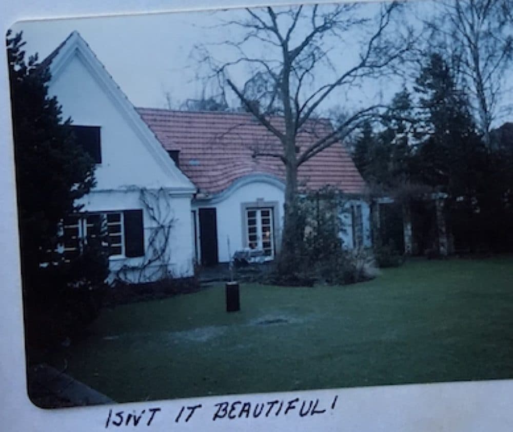 The childhood home of the author's mother in Dahlem, photographed by the author's sister in 1982. (Courtesy)