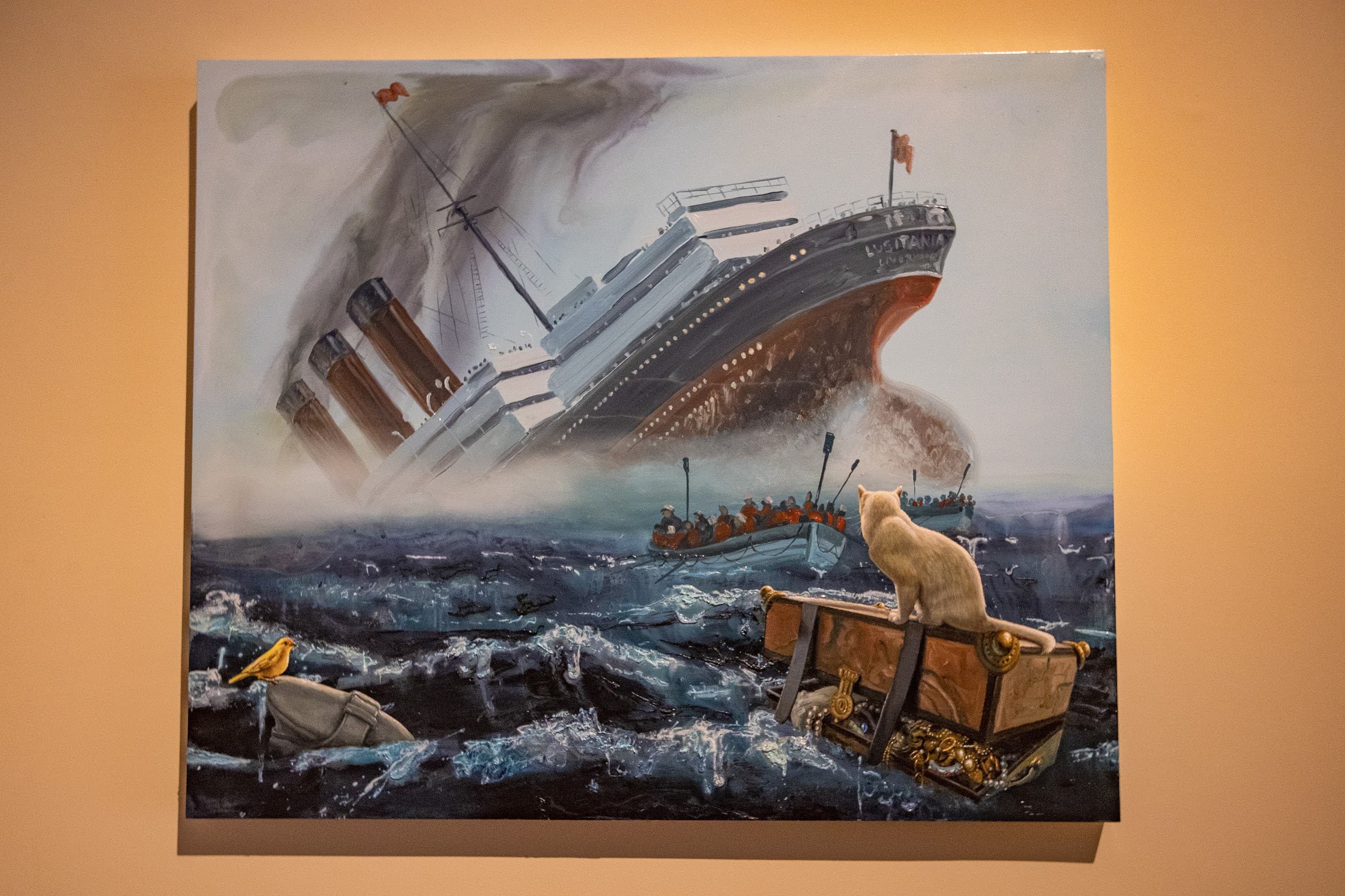 How 'Eco-Warrior' Alexis Rockman's Trippy Paintings Of Shipwrecks Confront  The Climate Crisis