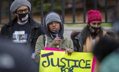 Protesters Gather On Beacon Hill, Demand Prosecution Of Police Officers Who Kill People