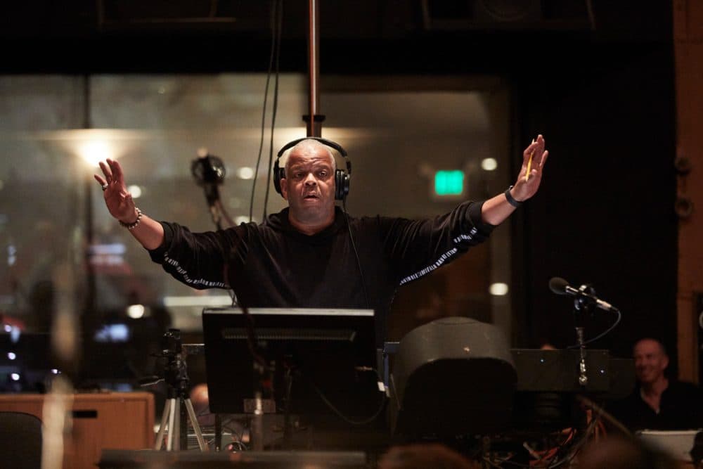 &quot;Da 5 Bloods&quot; scoring session with Terence Blanchard and Spike Lee on Oct. 30, 2019 at Sony Studios. (Photo by Matt Sayles. © 2020 Netflix Inc. All rights Reserved.)