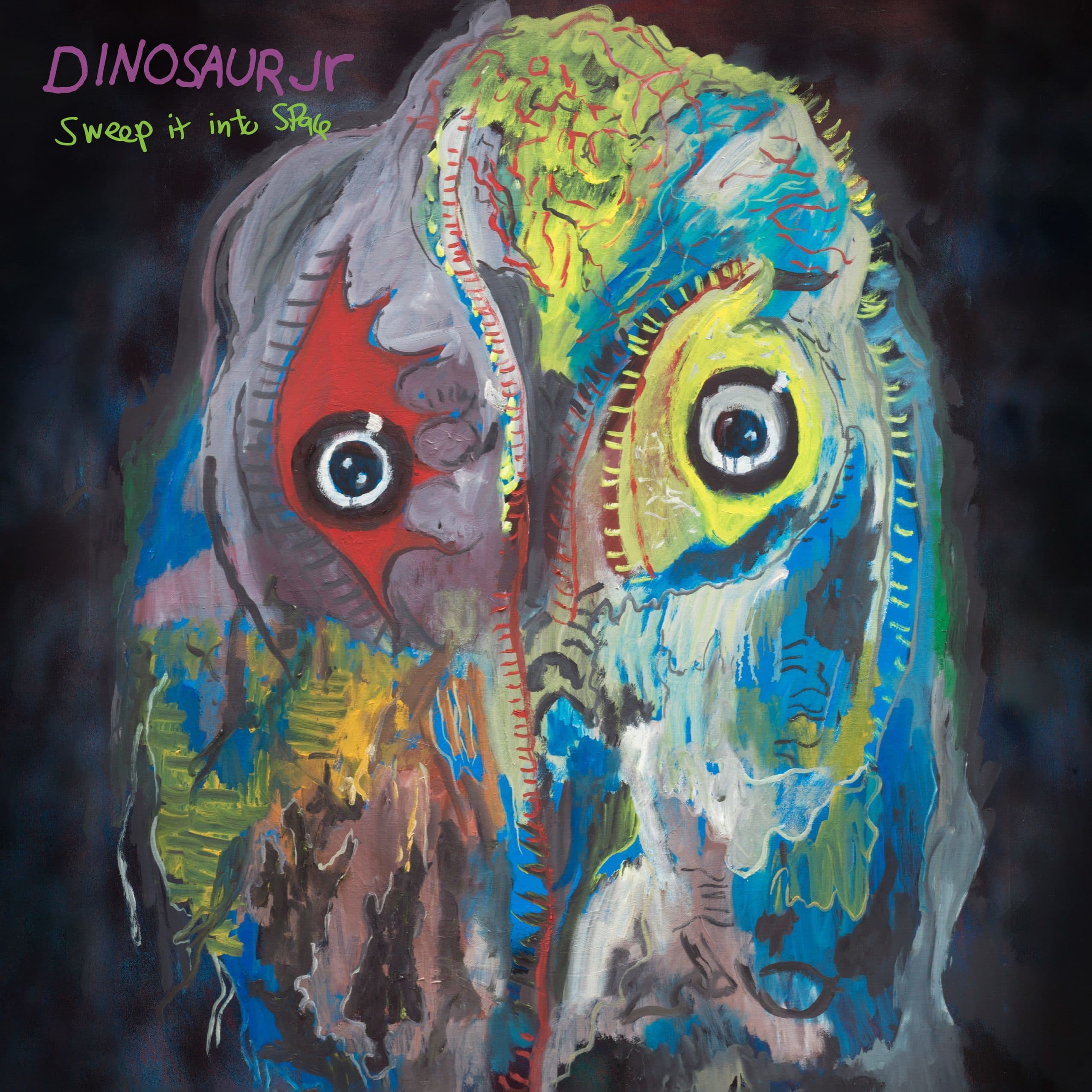 The cover of Dinosaur Jr.'s new album "Sweep It Into Space." (Courtesy)