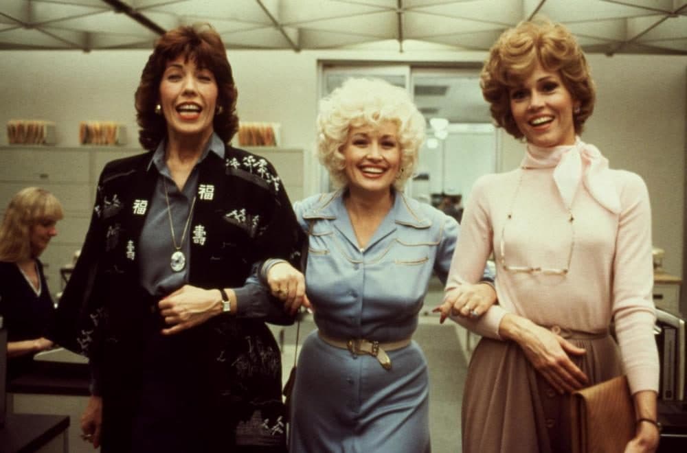 Lily Tomlin, Dolly Parton and Jane Fonda starred in the 1980 workplace comedy “9 to 5,” which Korseky watched with his mother. (20th Century Fox Film Corp./Courtesy Everett Collection)