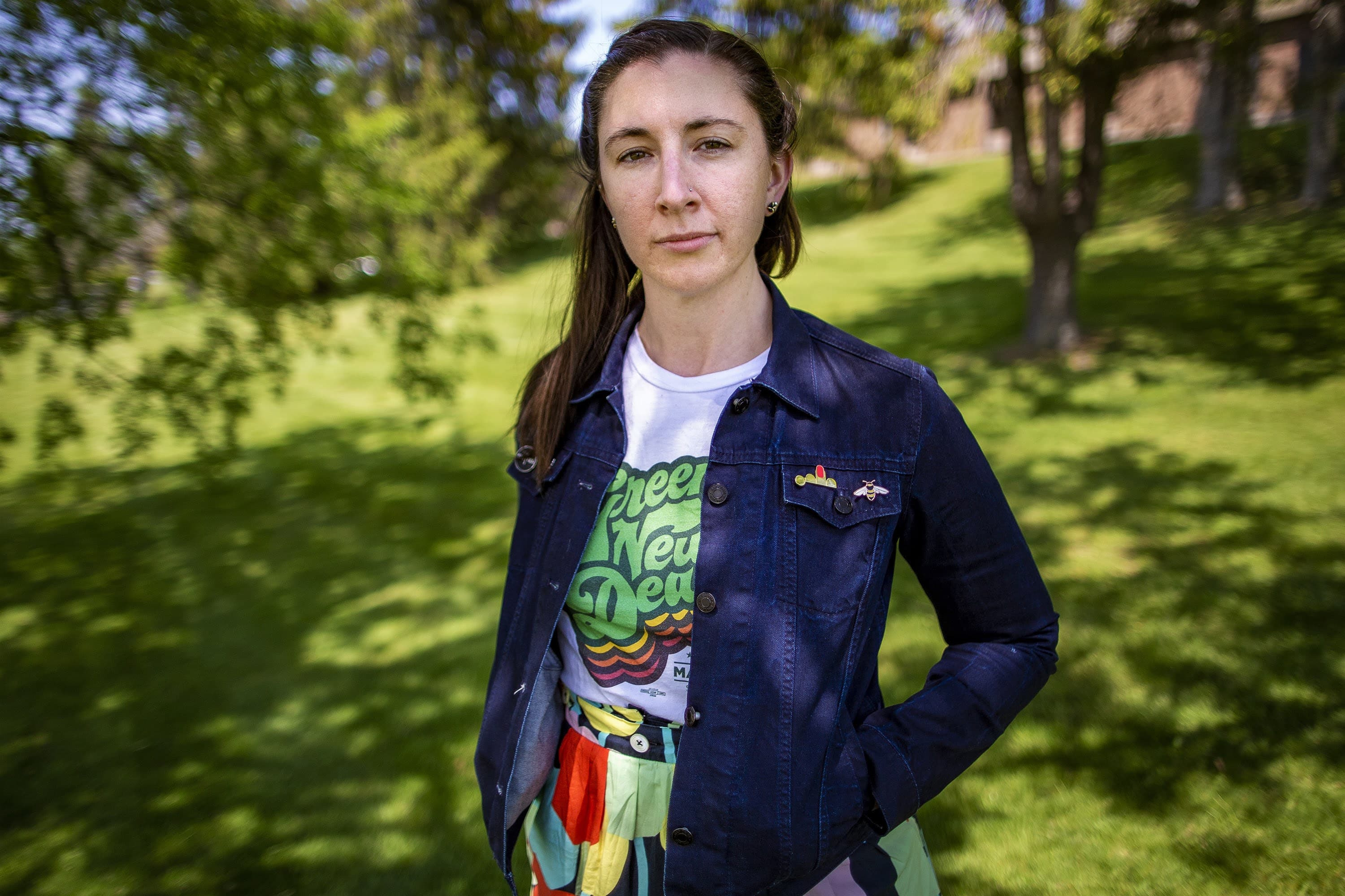 Emily Conklin in Middletown, RI. (Jesse Costa/WBUR)
