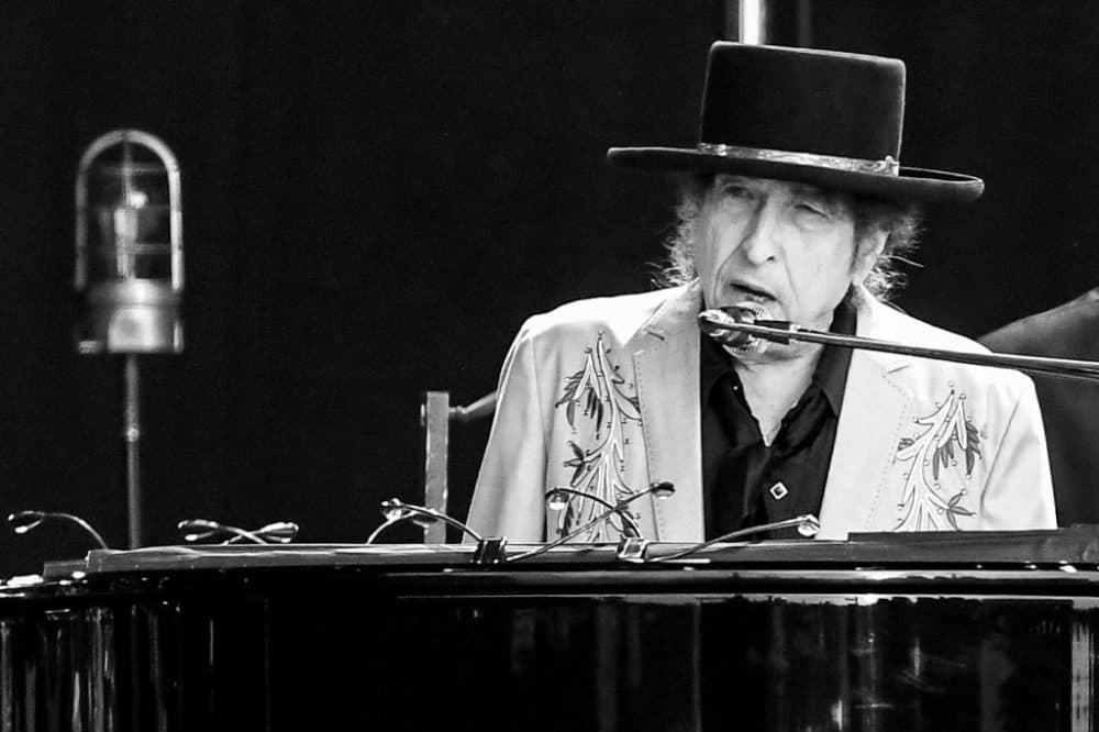Bob Dylan performs as part of a double bill with Neil Young at Hyde Park on July 12, 2019 in London, England. (Dave J. Hogan/Getty Images for ABA)