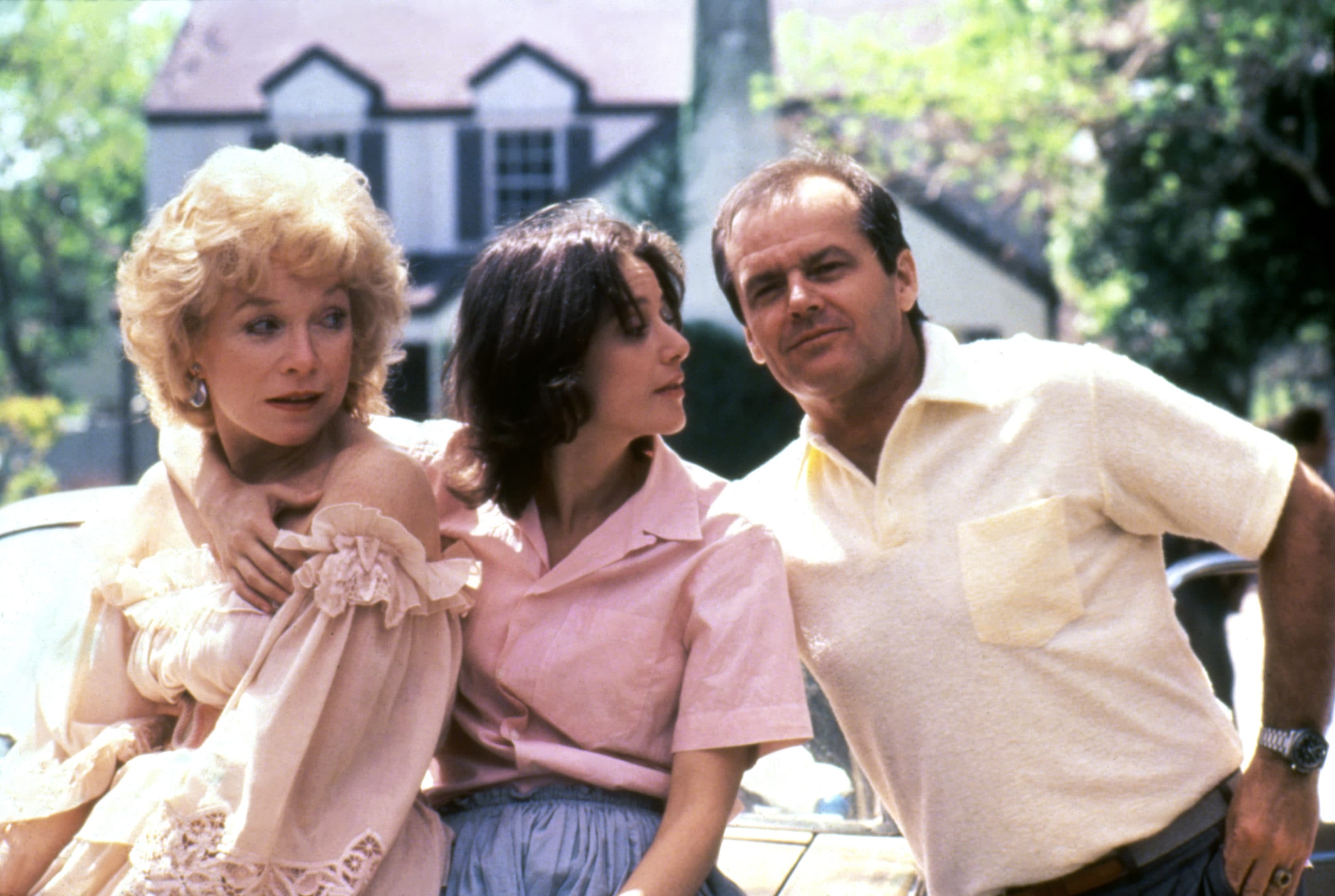 Shirley MacLaine, Debra Winger and Jack Nicholson on the set of &quot;Terms of Endearment.&quot; (Photo by Sunset Boulevard/Corbis via Getty Images)
