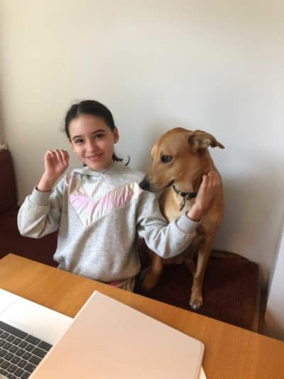 Ana Maravic and her dog Satchi. (Courtesy photo)