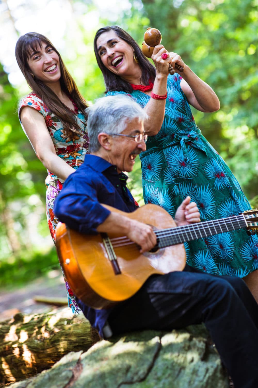 Sol y Canto getting down in the woods. (Courtesy of Sol y Canto)