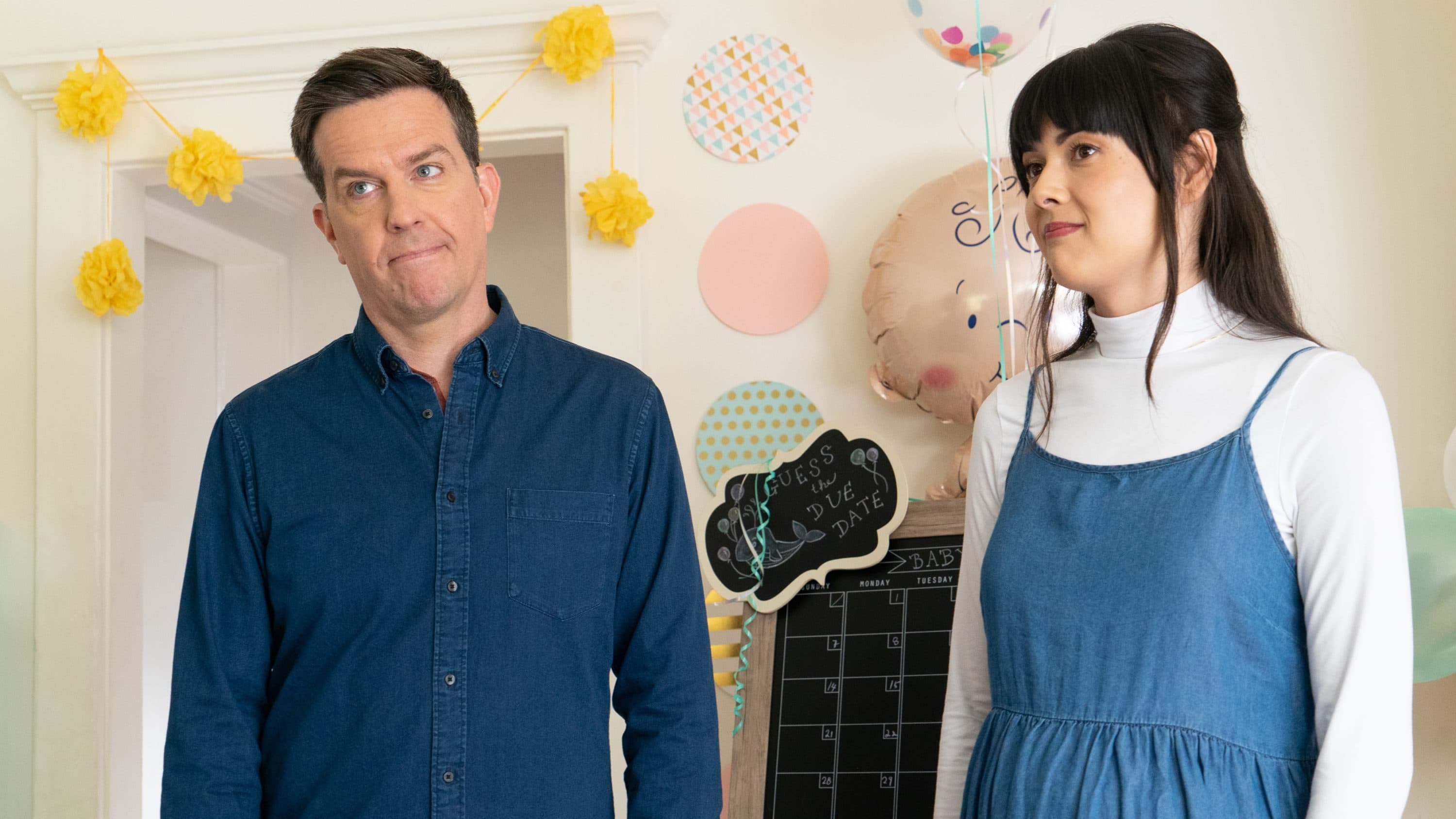 Ed Helms and Patti Harrison (Tiffany Roohan/Bleecker Street)
