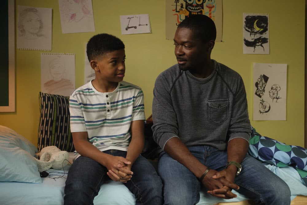 Lonnie Chavis (left) as Gunner Boone and David Oyelowo as Amos Boone in the adventure and drama film &quot;The Water Man,&quot; an RLJE films release. (Karen Ballard)