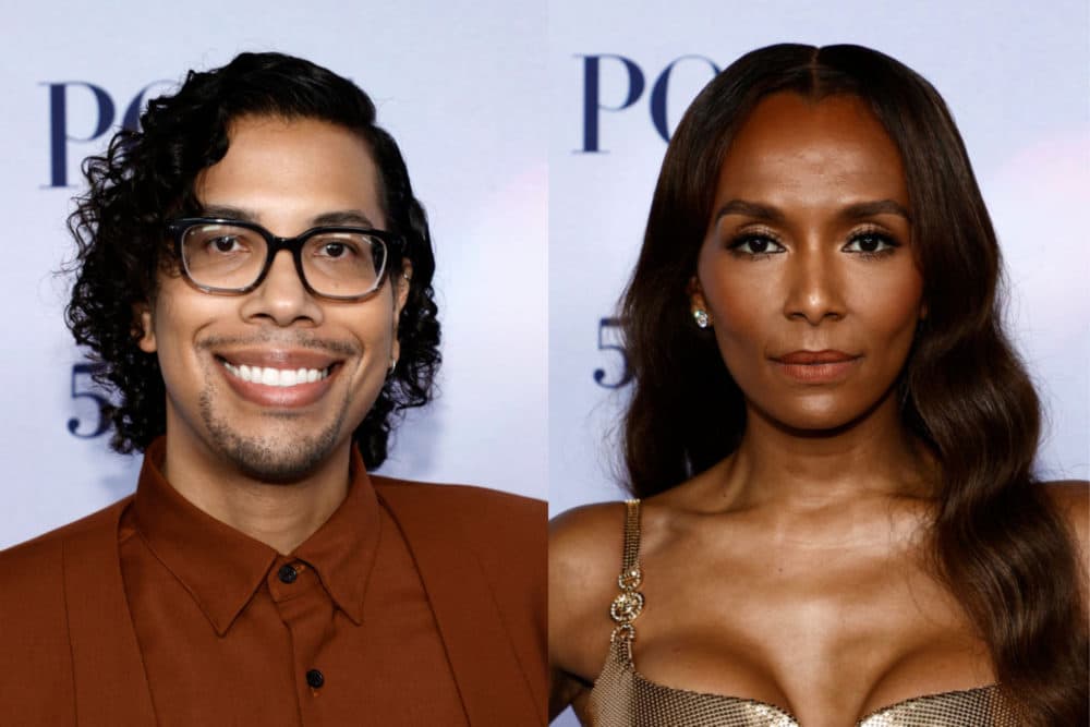 Pose” screenwriter Steven Canals (left) and &quot;Pose&quot; director and writer Janet Mock attend the show's season three New York premiere at Jazz at Lincoln Center on April 29, 2021. (Jamie McCarthy/Getty Images)