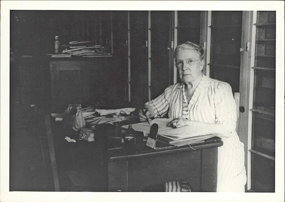 The museum's director finally promoted Elizabeth Bangs Bryant to assistant curator of spiders in the 1930s -- after three decades of unpaid work in the department. (Courtesy Museum of Comparative Zoology, Harvard)