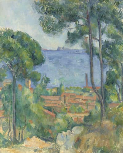 &quot;View of l'Estaque and château d'If&quot; (circa 1883‑85) by Cézanne. (Courtesy Museum of Fine Arts, Boston)