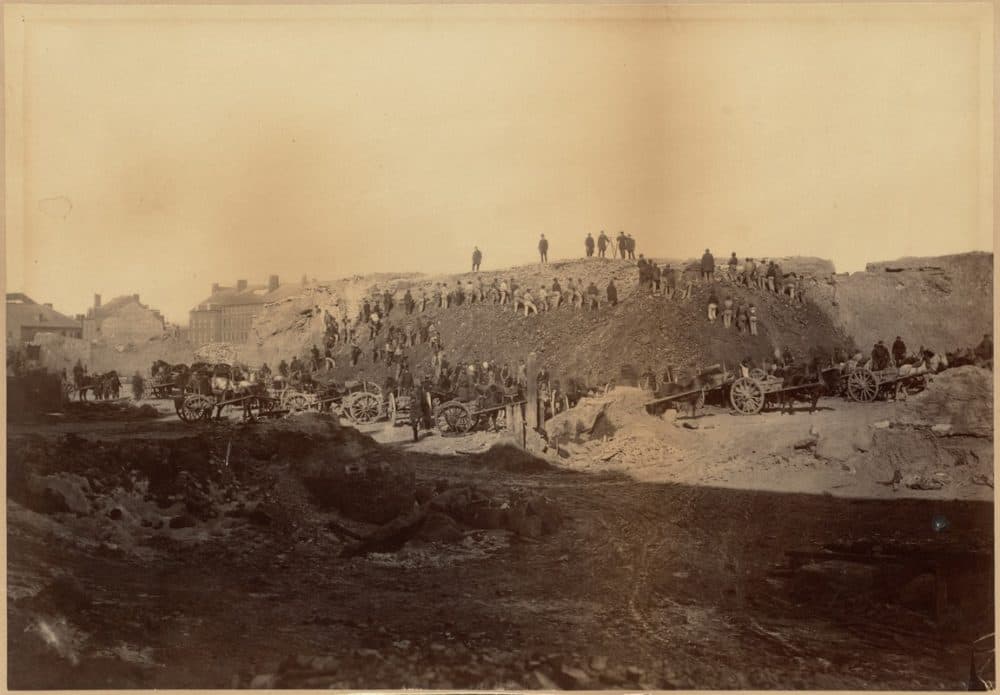 Fort Hill, 1871. Courtesy Boston Public Library