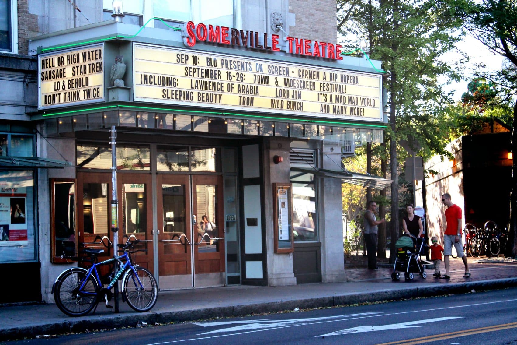 The Somerville Theatre in 2016. (Amy Gorel/WBUR) 