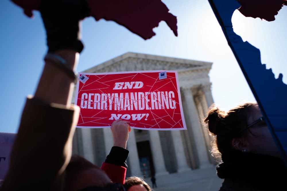 A Fair Maps Rally held in front of the Supreme Court in 2019. (Sarah L. Voisin/The Washington Post via Getty Images)