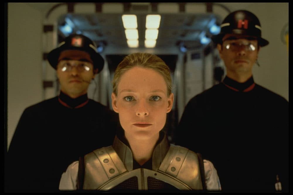 Jodie Foster in the 1997 film "Contact," based on the Carl Sagan book of the same name, directed by Robert Zemeckis. (Francois Duhamel/Sygma via Getty Images)
