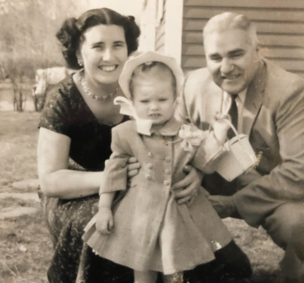 The author and her parents, 1959. (Courtesy)