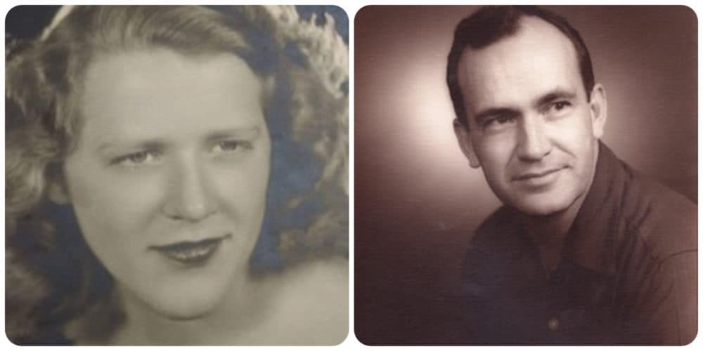 The author's mother, Dr. Sue Johnson, age 16, and her father, Alsey Johnson. (Courtesy)