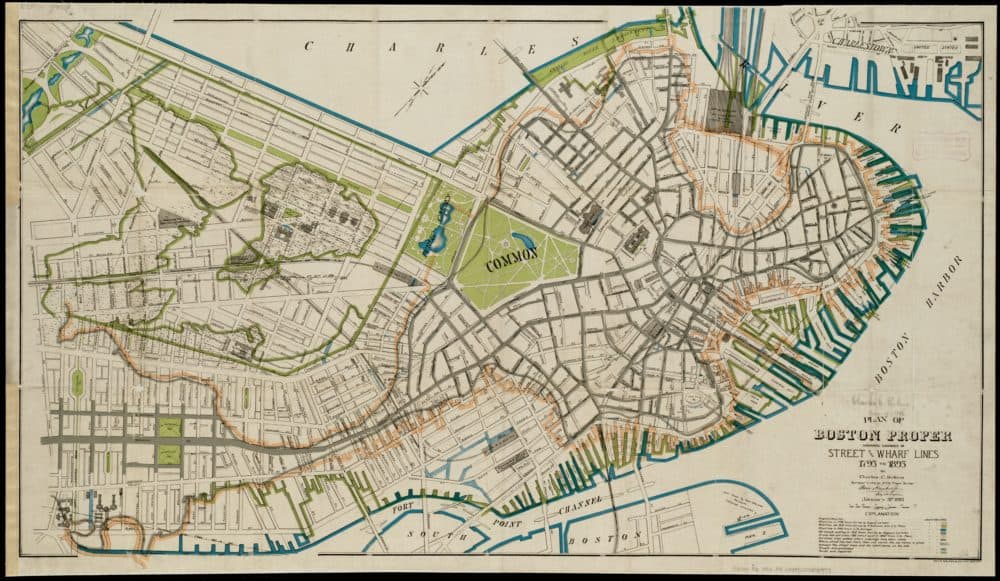Charles C. Perkins, &quot;Boston for 100 years.&quot; (Courtesy Leventhal Map & Education Center)