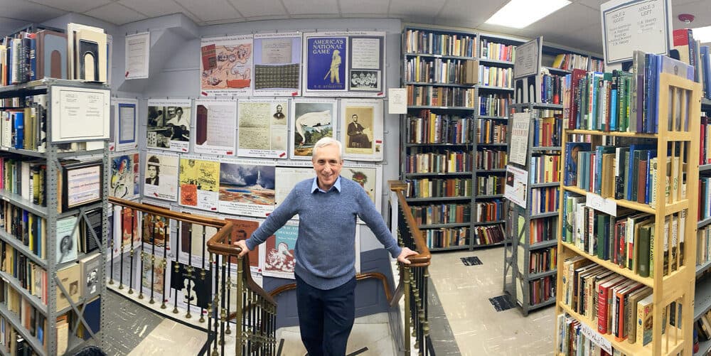 Ken Gloss, the proprietor of the Brattle Book Shop. (Photo: Jeffrey Dunn)