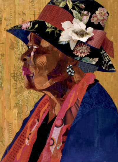 &quot;Sufficient Grace: Ms. Ivy Beckles&quot; (2009) by Ekua Holmes. (Courtesy, Museum of Fine Arts, Boston)