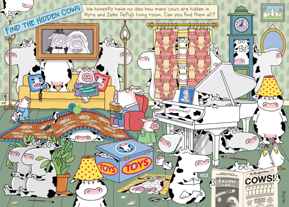 Sandra Boynton: Hidden Cows 1,000-Piece Puzzle (Courtesy of Workman Publishing)