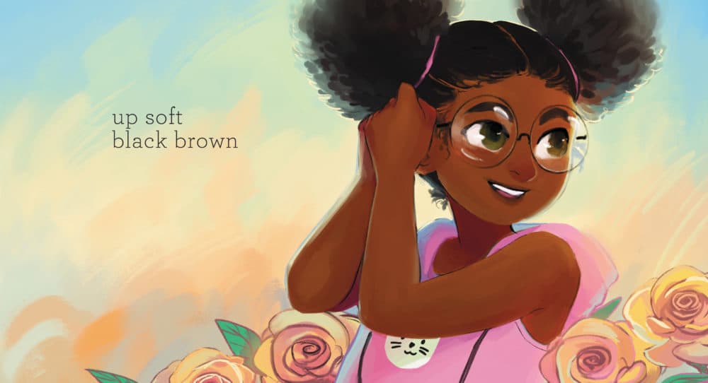 A page from &quot;Curls&quot; (Illustration by Geneva Bowers)