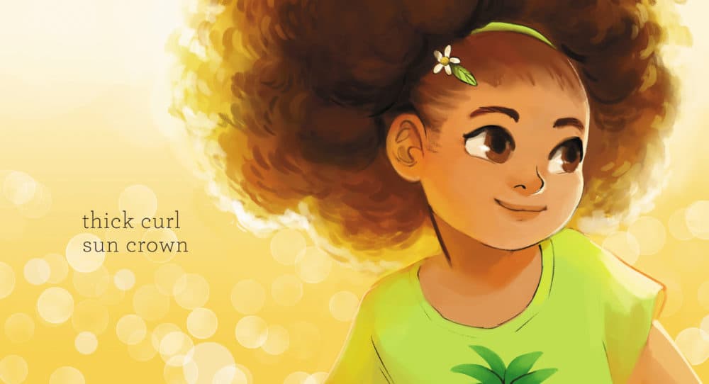 A page from &quot;Curls&quot; (Illustration by Geneva Bowers)