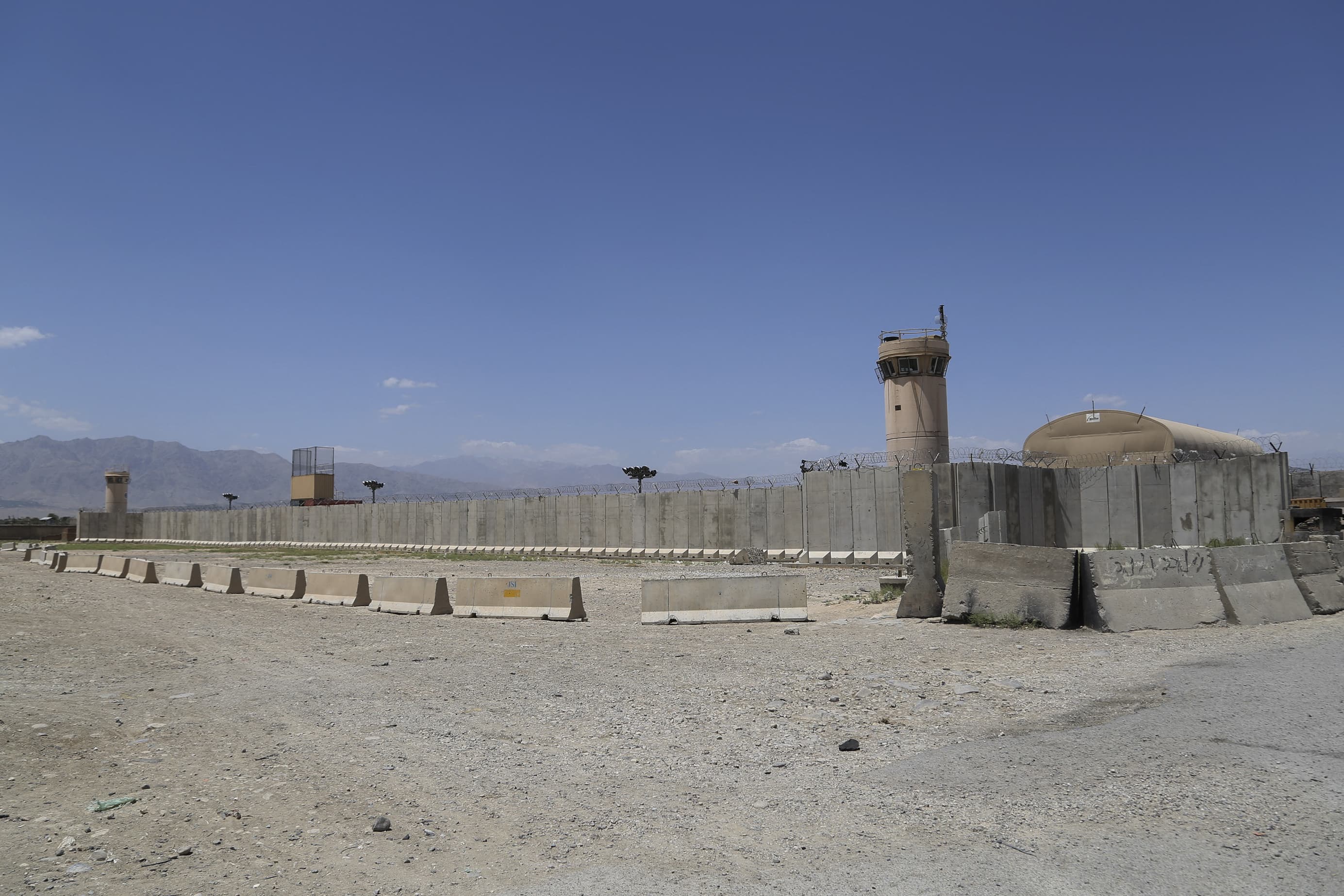 A general view shows Bagram Air Base, after all US and NATO troops left, on July 2, 2021. (Zakeria Hashimi/AFP via Getty Images)