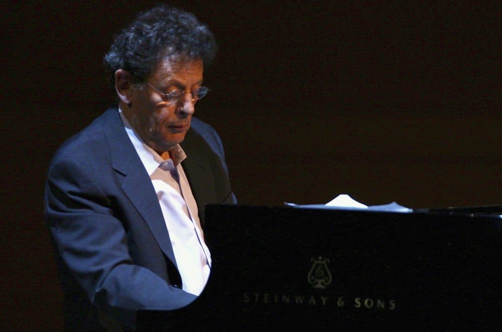 Composer Philip Glass performs (Scott Wintrow/Getty Images)